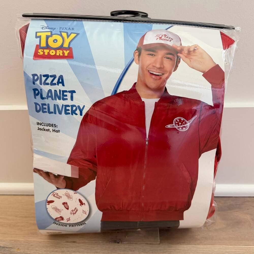 Disney Pixar Toy Story Pizza Planet Delivery Costume Spirit Halloween Large